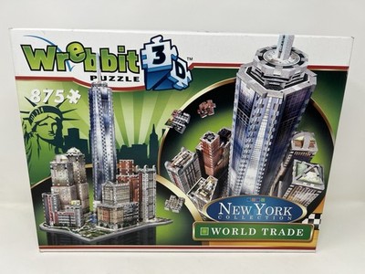 Wrebbit 3D Puzzle New York Twin towers 875 Pieces 23''x15''x17.25''