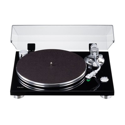 TEAC TN-3B-SE Plattenspieler mit Riemenantrieb, Schwarz