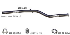 ERNST Reparaturrohr Katalysator 500449 für PEUGEOT 106 SAXO 2 1 1A 1C CITROËN S0