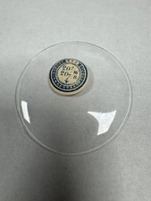 Vintage Unmarked Round Glass Pocket Watch Crystal 46.12mm 20 7/16 20 7/8 4 Clear