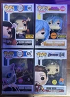 Funko Pop Lot With Protectors - 4 Pops - Chase My Hero Demon Slayer Iron Man