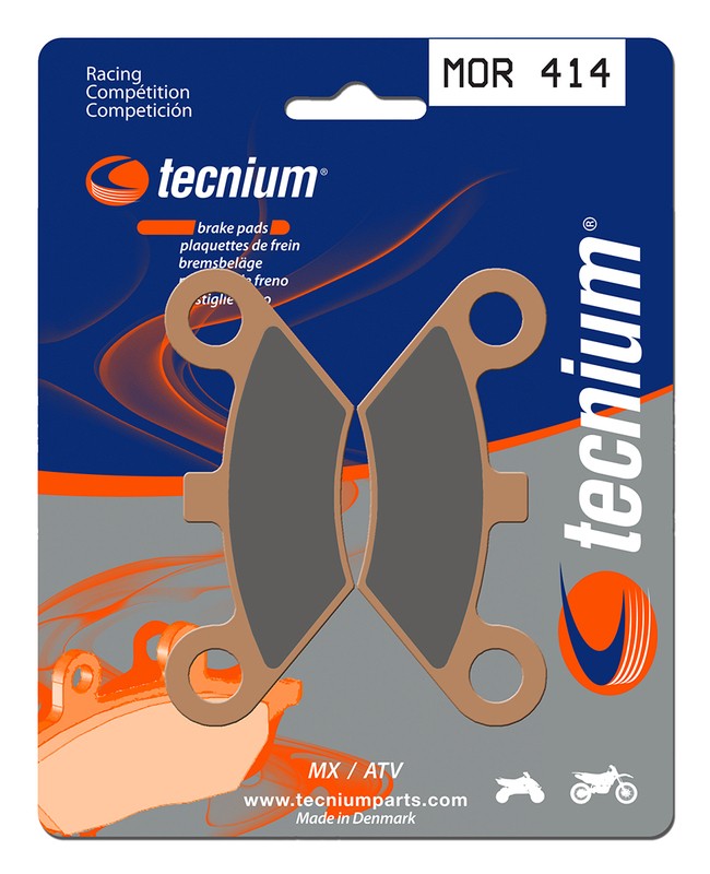 Plaquettes de frein TECNIUM MOR414 pour rouler sur les circuits de terre battue