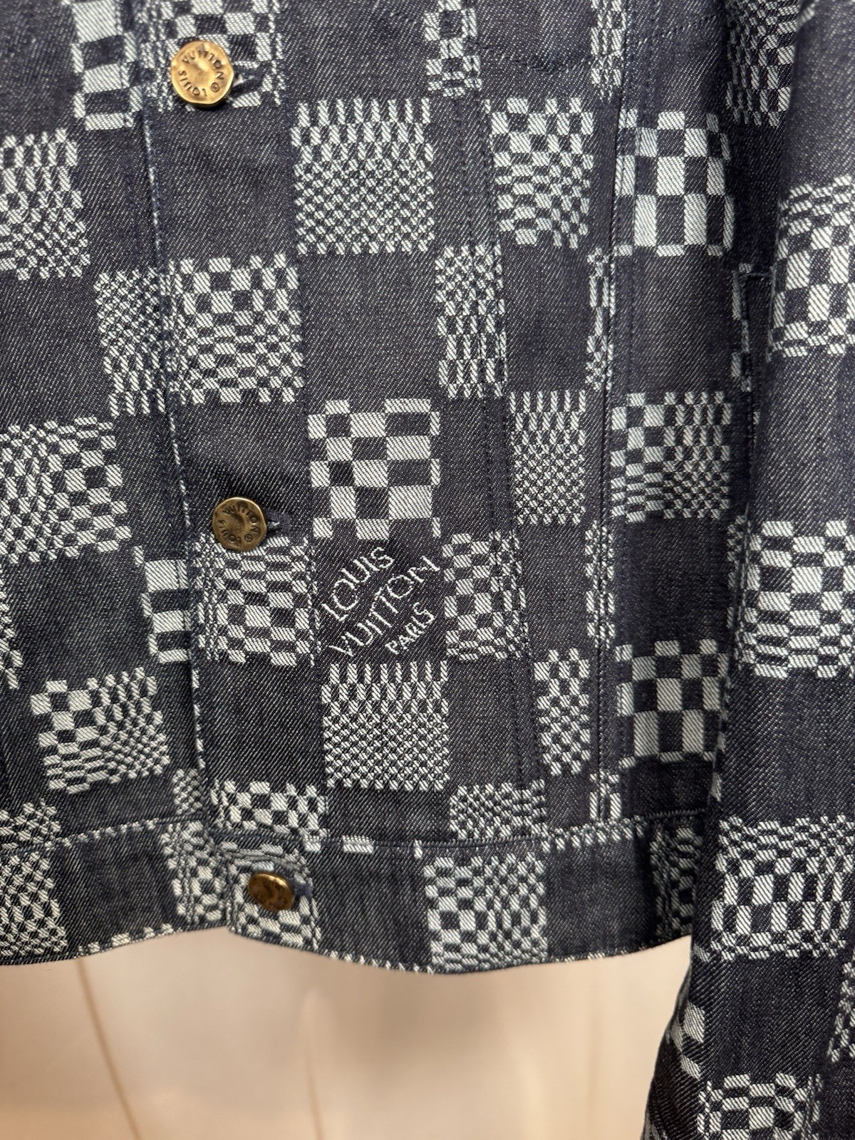 Louis Vuitton Distorted Damier Demin Jacket image 4