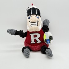 HuggleHounds College Mascot Rutgers University Knight Lg Plush Squeaky Dog Toy