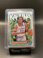 2023-24 Bowman University Chrome Big Kahuna Elmarko Jackson #BK-21 Kansas