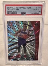 2020 Jalen Smith RC Sunburst #/75 Panini Revolution PSA 10 Rookie