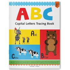 Preschool Activity Book: ABC - Capital Letters Tracing Book For Kids