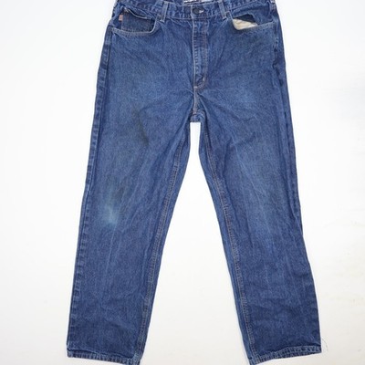 Carhartt Men's Cat 2 Flame Resistant Workwear Jeans Pants Size 38x32 Denim
