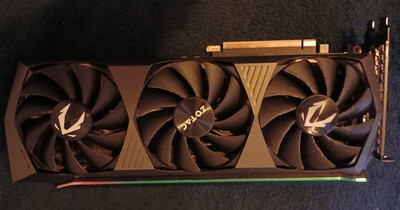 3070 ti ZOTAC NVIDIA GeForce RTX Triple Fan Graphics Card with Heatsink Cooling