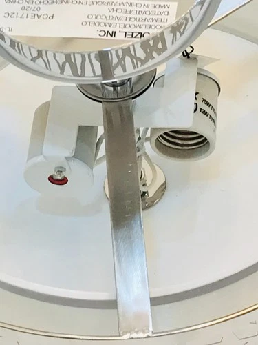 Quoizel PCAE1712, Semi Flush Ceiling Fixture Chrome Abode 2-Light 12"W - Picture 11 of 19