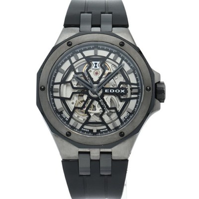 Used Edox Delfin Original Mecano Automatic Watch 43mm The 85303-357GN-NGN