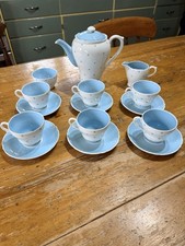 Shelley "Pole Star" 15 piece coffee set - pristine condition.