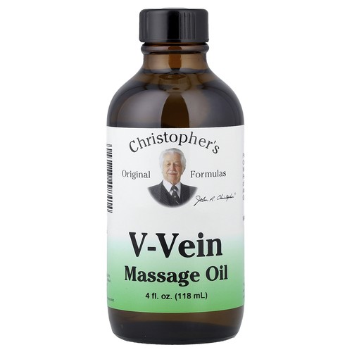 V-Vein Massage Oil, 4 fl oz (118 ml)