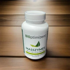 BiOptimizers MassZymes Digestive Enzymes 120 Caps New Sealed Exp 04/2027