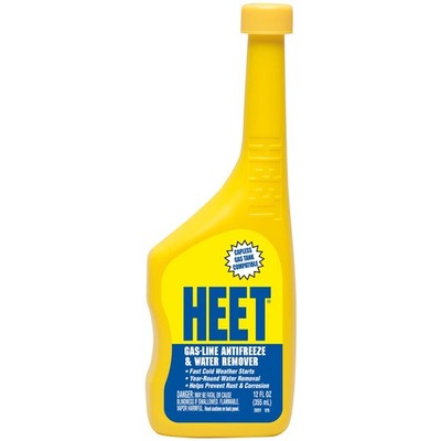 HEET Water Remover & Premium Gas Line 12 Fl Oz (Pack of 1), Yellow