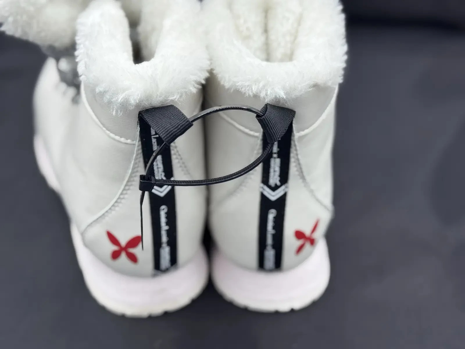 Regatta Christian Lacroix Brasol Faux Fur Hiking Boots Pearl UK6.5 EU40 BNWT image 2