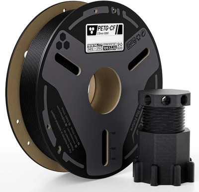 Carbon Fiber PETG Filament High Strength Abrasion Resistance 3D Printers 1.75 mm