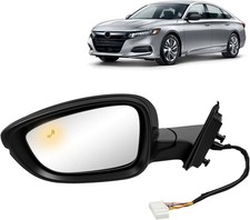 Left Side Door Mirror Compatible with Honda Accord EXL Hybird Touring 2018-2022