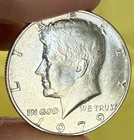 1979-P Kennedy Half Dollar Coin circulated, good luster, ACTUAL COIN