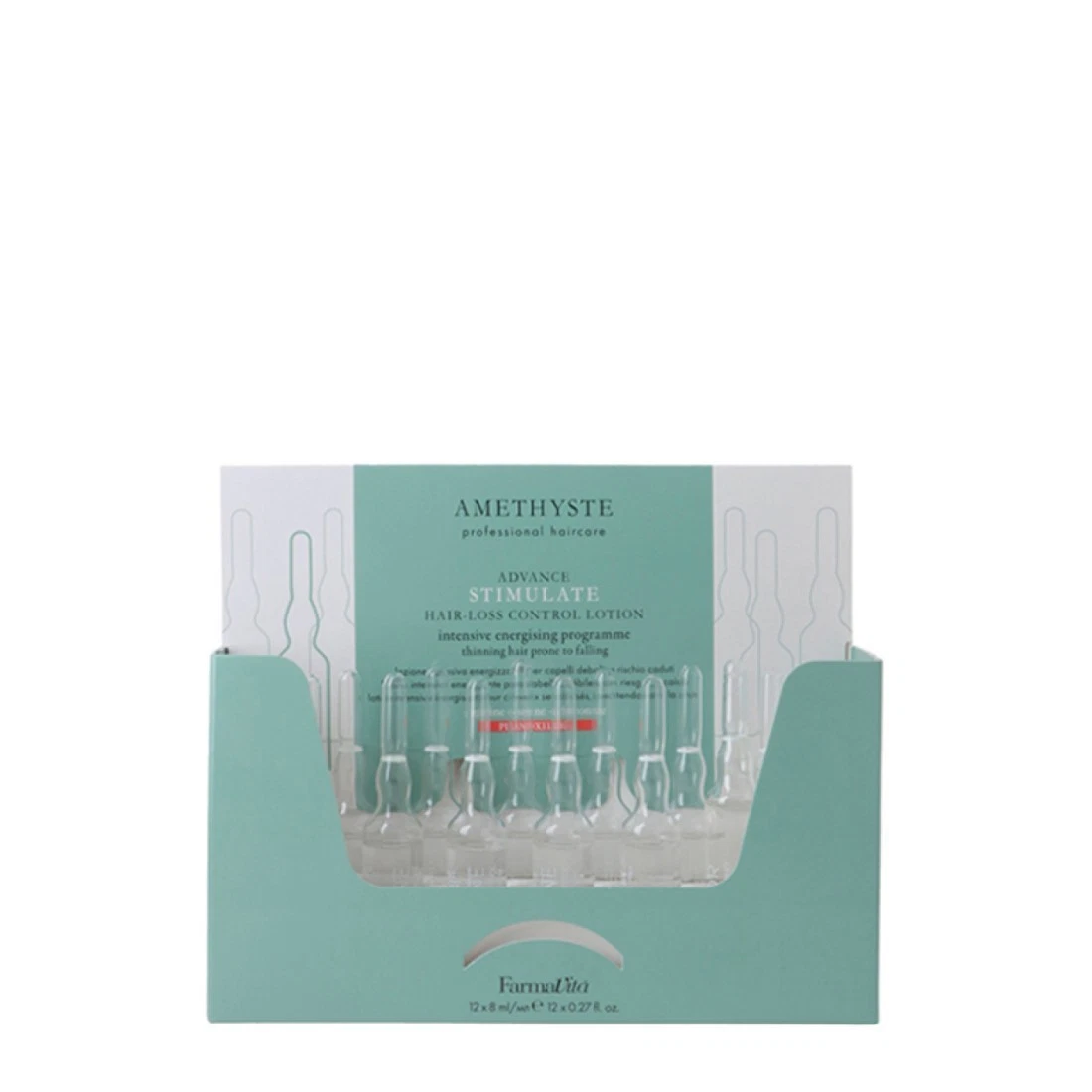 Farmavita Amethyst Scalp Advance Hair Loss Control Lotion 12×8ml