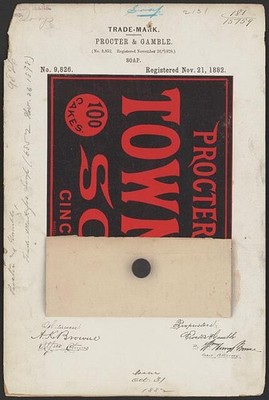 [Trademark registration by Procter & Gamble for Town Talk brand Soap]