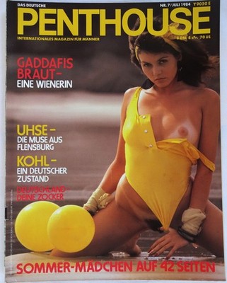Penthouse 7/1984 deutsch Beate Uhse, Bill Haley, Stacy Cole, Falco, Harison Ford