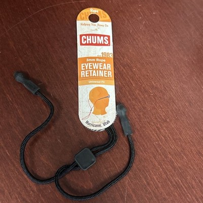Chums Universal Fit 3mm Eyewear Retainer NWT Green/Orange 