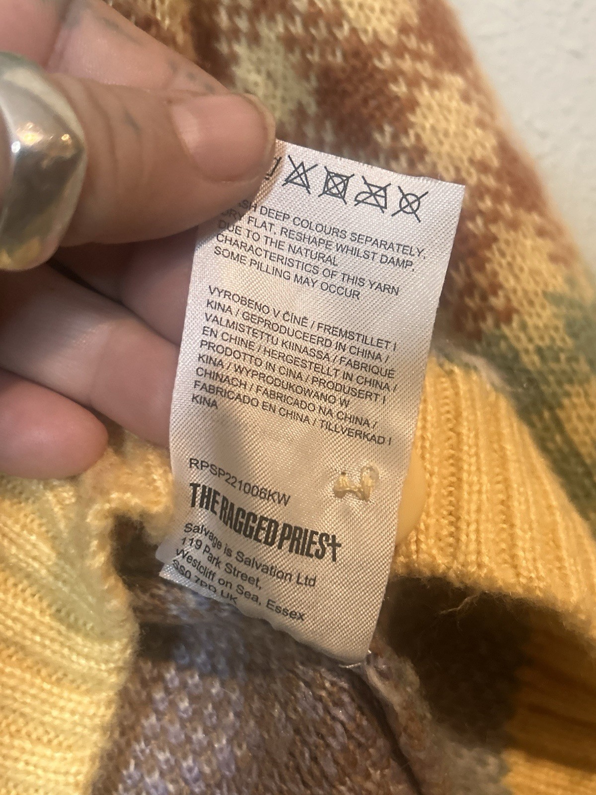 The Ragged Priest Multicolor Patchwork Dolly Knit… - image 10