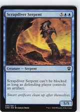 Magic The GatheringCreature Scrapdiver Serpent #CMR 094 NM/NEW