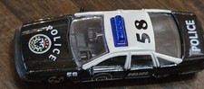 3" Welly Chevrolet CAPRICE City Police 58 White Car Rare 1/64  Loose 