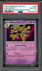 Pokemon TCG Surging Sparks Premium Checklane Blister #082 Alakazam Cosmos PSA 10