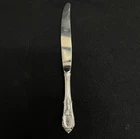 67.5g Sterling Silver ROSE POINT by Wallace  HOLLOW MODERN KNIFE 9"  no monogram