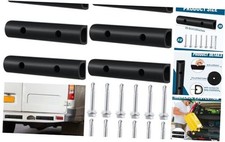 6 Pcs 10 Inch Universal Rubber Bumper Strip for Trailers Trucks Commercial