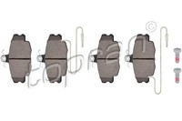 Topran Bremsbelagsatz Scheibenbremse 720 249 FüR 19 Renault Peugeot Clio Dacia 2