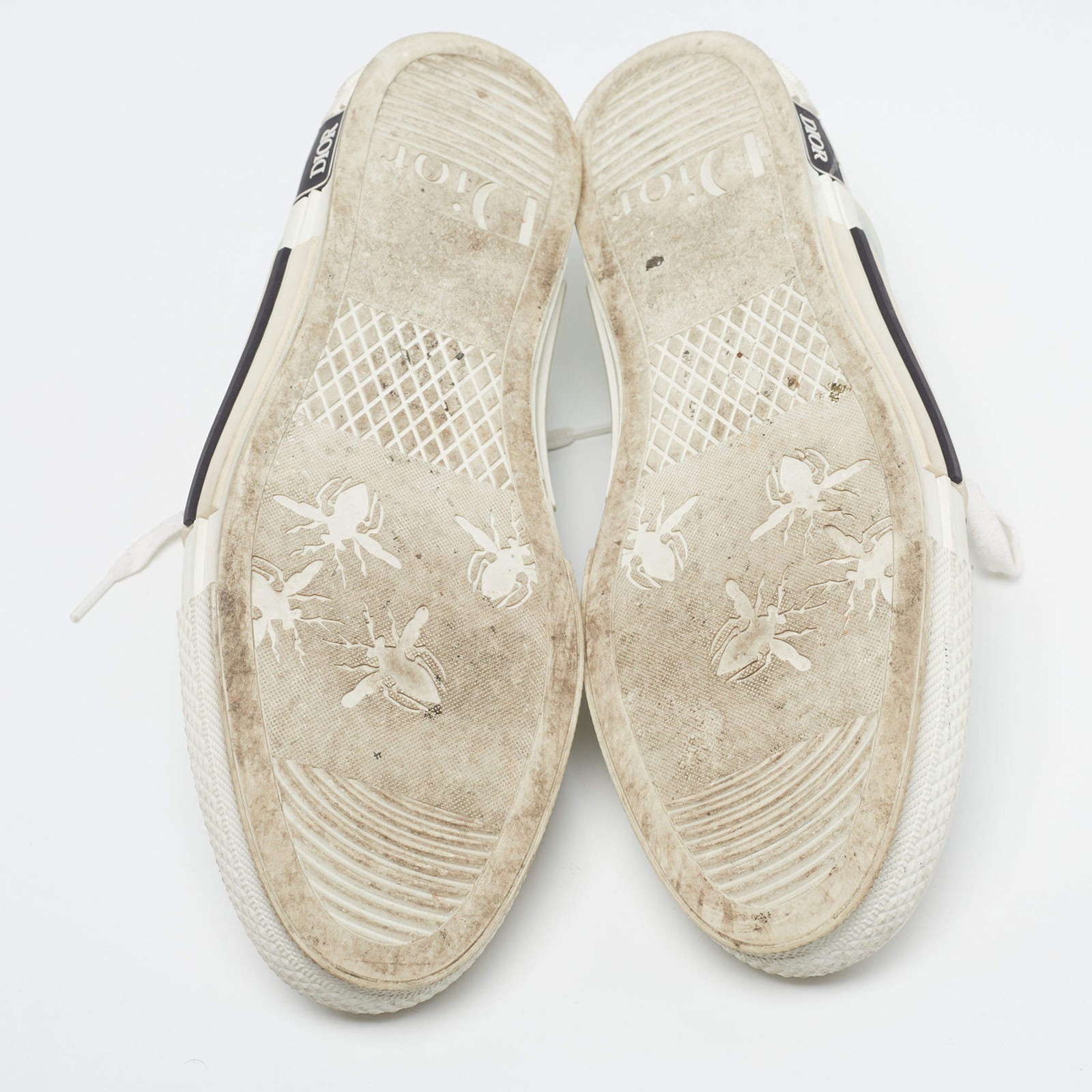 Dior B23 Size 46 Multicolor Oblique Mesh and PVC Low Top Sneakers thumbnail 6