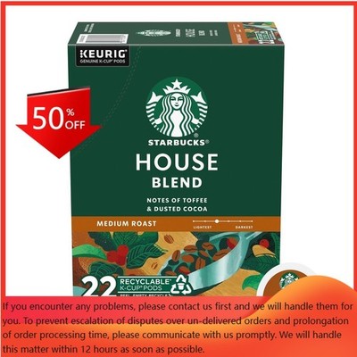 Starbucks Keurig House Blend Medium Roast Coffee Pods - 22ct