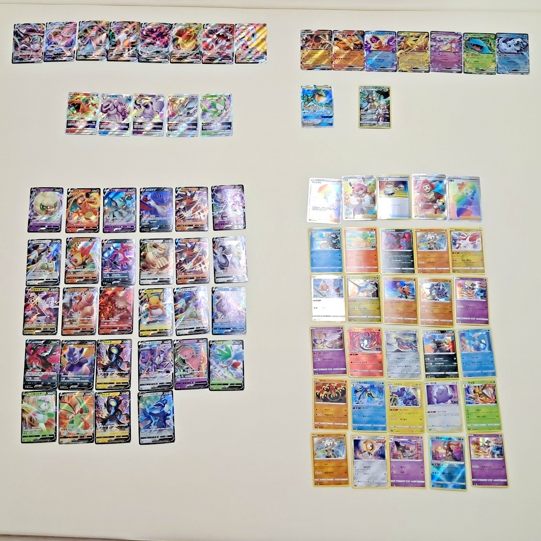 Pokemon Card Lot 80pc VSTAR VMAX EX Korean Version Official Binder Charizard KR