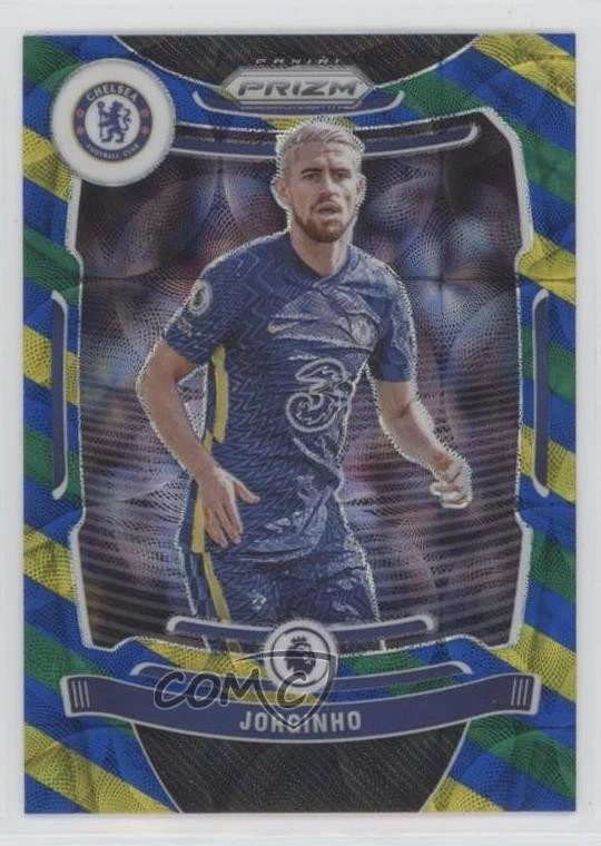 2021-22 Panini Prizm Premier League Choice Blue Yellow & Green Jorginho #249