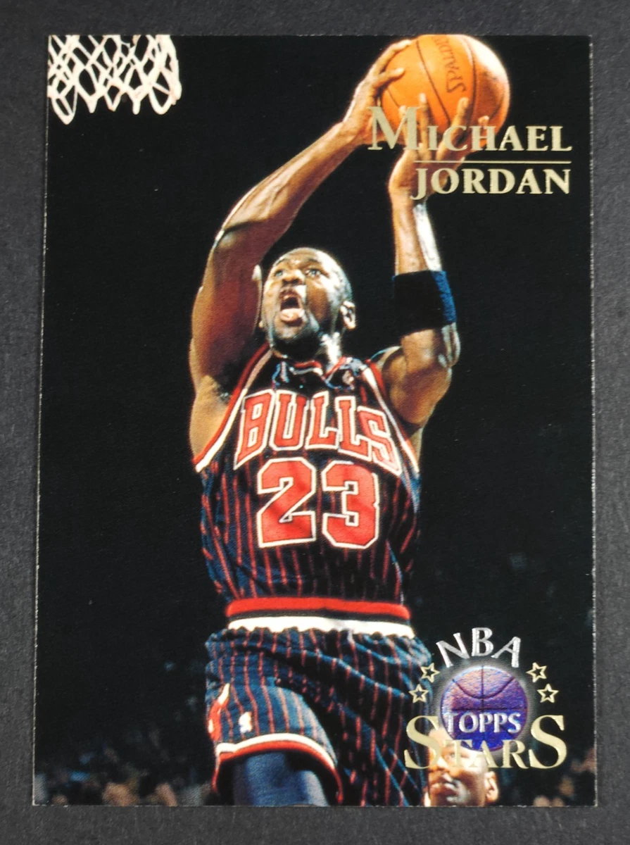 1996 #24 マイケルジョーダン リプリント PSA 8 1996 Topps Stars - Michael Jordan #24 for sale | eBay