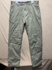 Gerry Men  s Venture Fleece Lined Pant Stretch Fabric Brown 36 x 34