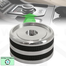 Genuine aluminium rotary gear shift selector knob Range Rover L405 Vogue Silver