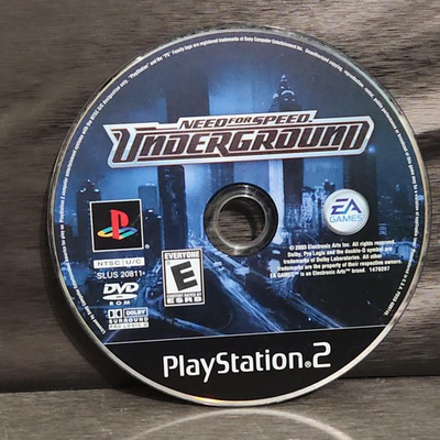 #ad Need For Speed Underground PlayStation 2 PS2 Game E EA 2003 Racing Disc $19.99