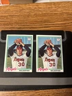 1978 Topps Nolan Ryan (2) Card Lot. Cards Have Been Trimmed