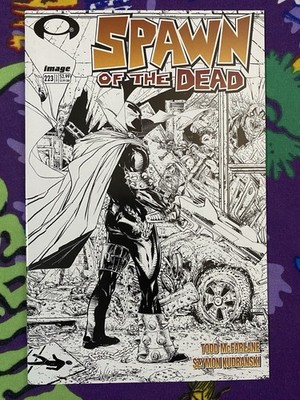 Spawn #223 2012 Sketch B&W Variant Image Comics 1st Print Todd Mcfarlane RARE