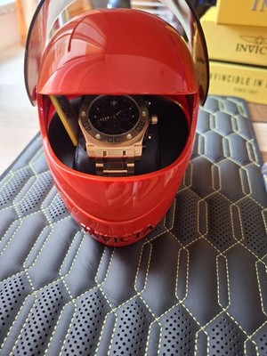 Invicta Speedway SWISS MADE Chronograph,Saphirglas,Gelbgold,45mm. NEU!