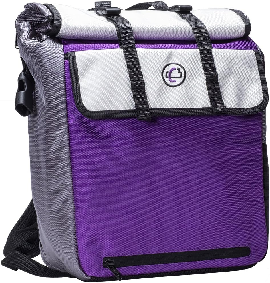 Sleek Laptop Backpack with Hide-Away Binder Holder Fits 13-15 Inch Devices-image
