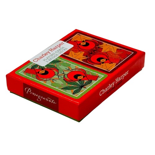 NIB Charley Harper Cardinal Birds Red Green 2 Deck Set of Playing Cards Giftable - Picture 6 of 12