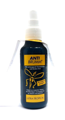 Gummi Pflege Spray Anti Brumm Ultra Tropical Spray – 75 Ml, PZN 16348372, Effektiver Mückenschutz Insektenschutz Für Reisen