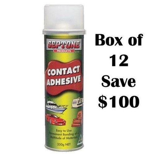 Septone Spray On Adhesive Car Interior Plastic Vinyl Headliner Glue