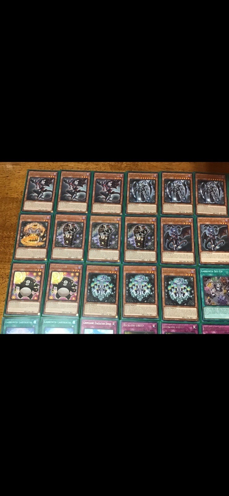 Yugioh Labyrinth Deck Comes Sleeved And Deck Box Lot 77 eBay